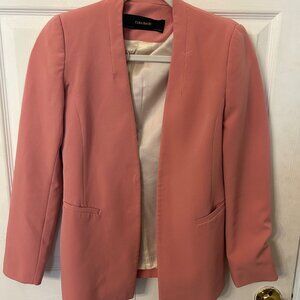 Zara Basic Pink Blazer Size S
